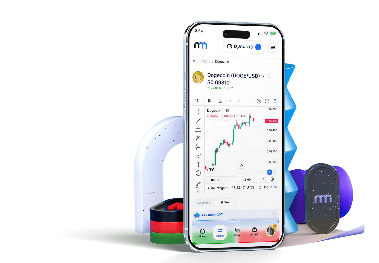 Mobile app preview